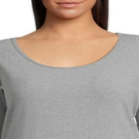 Adenio Клиренс Жени Плус Големина Фустани Жени Обични Пуловер Со Еднобојна Боја Без Ракави Моден Фустан Со Искривена Јака Без