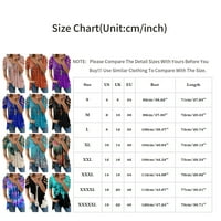 Женски Врвови V - Вратот Обична Блуза Цветни Женски Кошули Мода Со Кратки Ракави ВИОЛЕТОВА XL