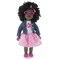 Забава Позитивно Совршен 18 Афроамериканска Кукла За Мали Деца, Кенеди