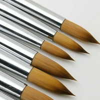Цртање четка маникир во прав дрво рачка професионална алатка за уметност за нокти