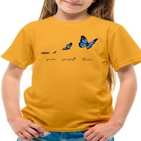 Дајте Си Време Пеперутка Маица Јуниори-Слика Од Shutterstock, x-Големи