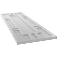 Ekena Millwork 12 W 27 H TRUE FIT PVC HASTINGS FIXED MONT SLUSTERS, подготвен