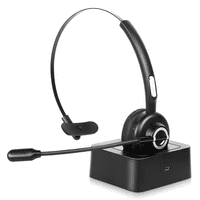 Удобни Слушалки За Bluetooth, UX Безжични Слушалки Со Микрофон, Слушалки За Безжични Мобилни Телефони Со Функција За Исклучување