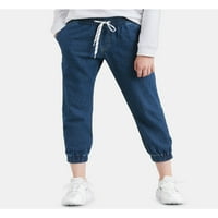 Sizeенски сини панталони со големина: М: М