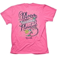 Блажена маица за девојчиња цвета- Азалеа- 2x-голем