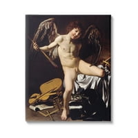 Tuphell Industries Cupid As Victor Caravaggio Classic сликарство голи портрет галерија за сликање завиткано платно печатено