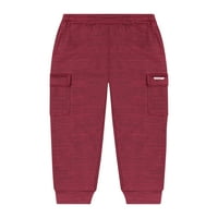 Hind Boys Fleece Jogger со технолошки џеб, 2-пакет, големини 4-16