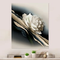 DesignArt Beige Peon Flowers Hyperrealistic II Canvas Wallидна уметност