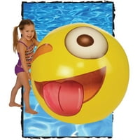 Emoji Gigantic 56 Wink Beach Ball; скоро 5 '