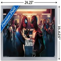 Марвел Стрипови Видео Игра-Спајдермен: Неограничен-Метро Ѕид Постер, 14.725 22.375