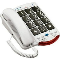 Јасност JV35B до 50DB За Сериозно Губење На Слухот Засилено Големо Копче Кабел Телефон