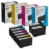 Компатибилна замена за Lexmark 150XL сет на касети со високи приноси со мастило: 14n црна, 14N цијан, 14N магента, 14n жолто