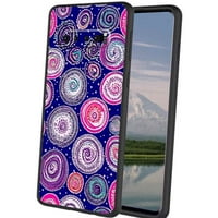 Гроздобер-цветни-телефон случај За Samsung Galaxy S10+ Плус За Жени Мажи Подароци, Мека Силиконски Стил Шок-Гроздобер-Цветни-Случај