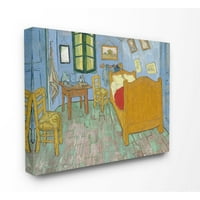 Колекцијата за украси „Ступел дома“, Ван Гог, спалната соба Пост импресионистичко сликарство платно wallидна уметност