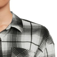 Без граници јуниори плетаат карирана кошула