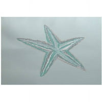 Едноставно Дејзи 3 '5' морска starвезда крајбрежен килим во затворен простор