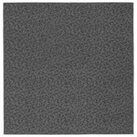 Гарланд килим Ајви 5 '7' полипропилен област килим во сива боја