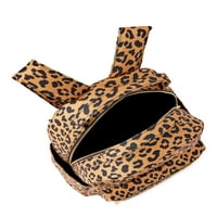 Без граници женски куполи ранец леопард печатење