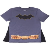 Бетмен лого Машка графичка маичка со кејп