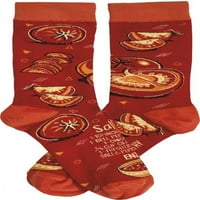 Рецепт за салса Смешни Новини Чорапи Со Кул Дизајн, Смели Луди Уникатни Специјализирани Чорапи За Фустани од Нахакан Продавница