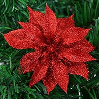Божиќен фестивал Шакуб Голем поинтетија сјајно цвеќе декори за празници за забавни украси