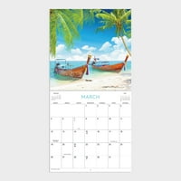 - Месечен Календар - Плажи Висечки Ѕиден Календар по Денови Пролет