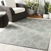 Уметнички ткајачи Алфреско Трелис област килим, крем за мудрец, 3 '12'