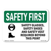 БЕЗБЕДНОСЕН ПРВ Знак-Заштитни Очила Безбедносни Чевли Со Симбол