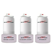 Допрете го Basecoat Plus Clearcoat Plus Primer Spray Baint Комплет компатибилен со Midnight Grey Metallic Carens Kia Motors