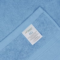 Trident Soft N плишан памук високо апсорбирачки, супер меки чаршафи, алуп сина боја